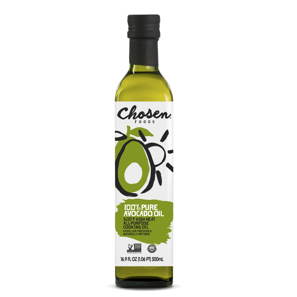 [AGR-500ML-CHO] Aceite de Aguacate Refinado 500mL - Chosen Foods