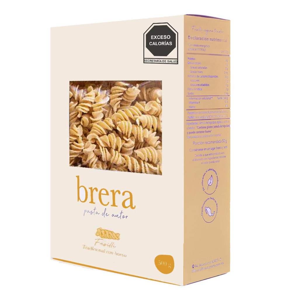 Pasta tradicional Gourmet 500g - Brera