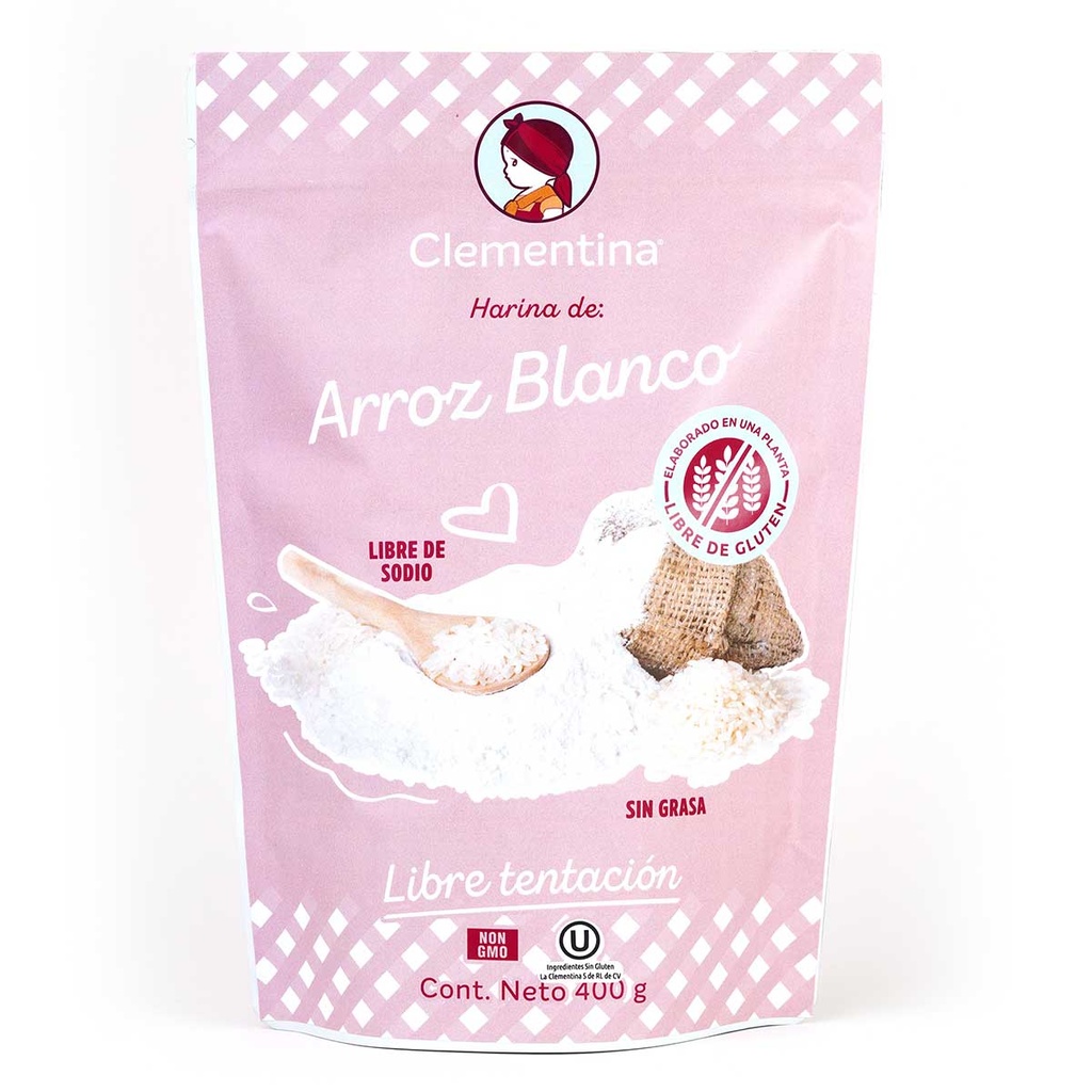 Harina de Arroz 400g - Clementina