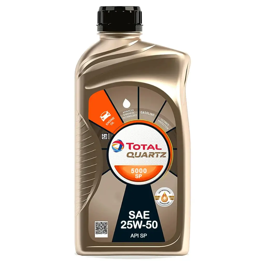 Aceite Mineral Quartz 5000 SP 25W50 1L - Total