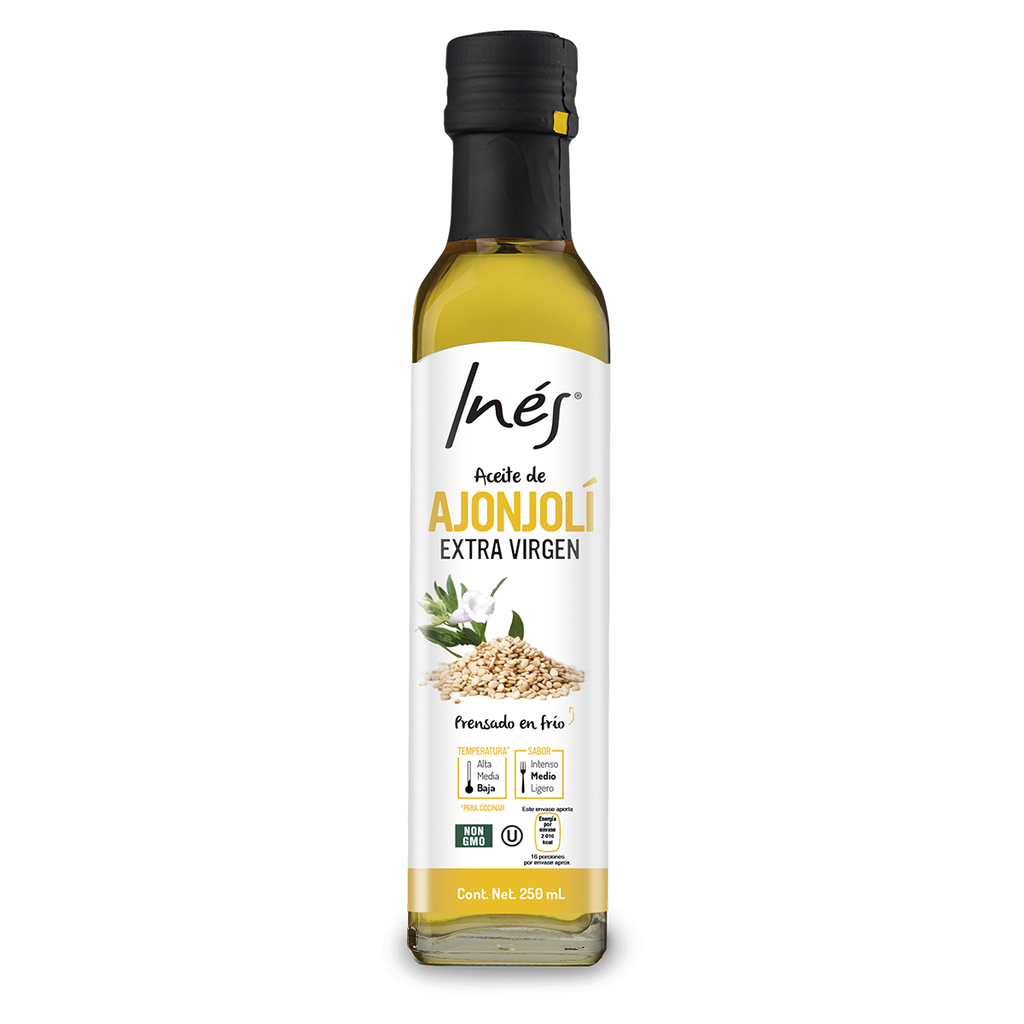 Aceite de Ajonjolí Extra Virgen 250mL - Inés