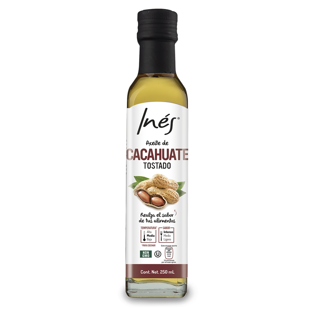 Aceite de Cacahuate Tostado 250mL - Inés