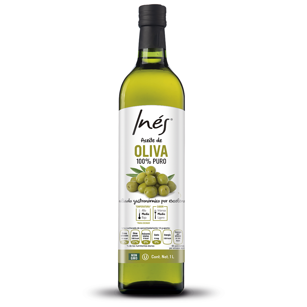 Aceite De Oliva 100% Puro 1L - Inés