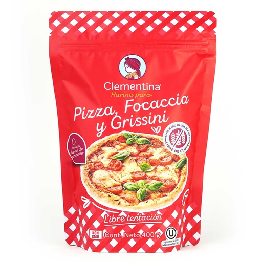 [HPZ-400GR-CLE] Harina para Pizza 400g - Clementina