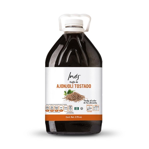 [AJT-3.78L-INE] Aceite Ajonjolí Tostado 3.78L - Inés