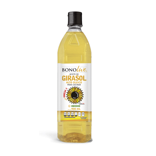 [AGB-900ML-BON] Aceite de Girasol 900mL - Bonolive