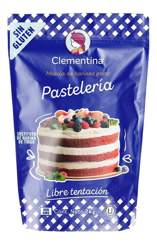 [HPAS-2KG-CLE] Harina para Pastelería 2kg - Clementina
