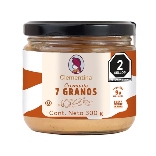 [C7G-300GR-CLE] Crema de 7 granos 300g - Clementina