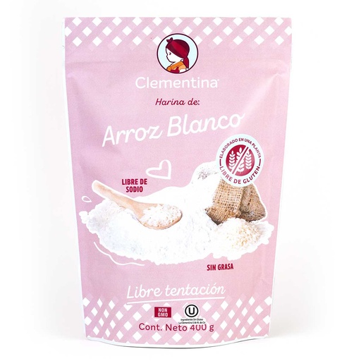[AM-400GR-CLE] Harina de Arroz 400g - Clementina