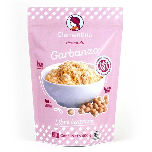 [GM-400GR-CLE] Harina de Garbanzo 400g - Clementina