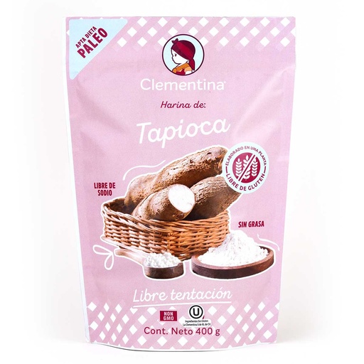 [TM-400GR-CLE] Harina de Tapioca 400g - Clementina
