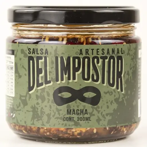 [SAM-300ML-DEL] Salsa Artesanal Macha 300mL - Del Impostor