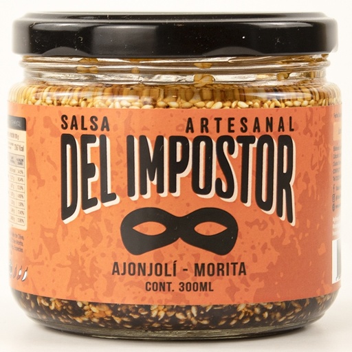 [SAAM-300ML-DEL] Salsa Artesanal Ajonjolí-Morita 300mL - Del Impostor