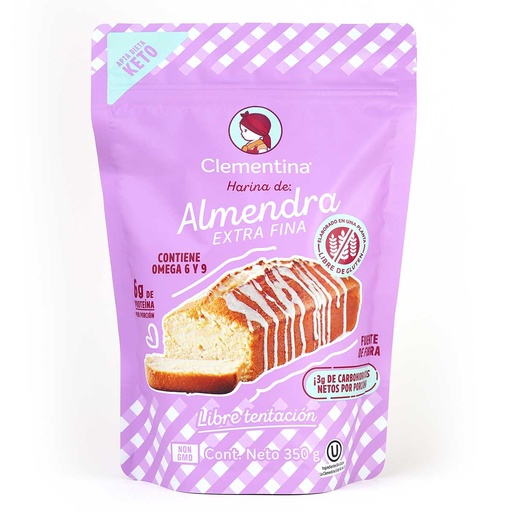 [HALM-350GR-CLE] Harina de Almendra extrafina 350g - Clementina