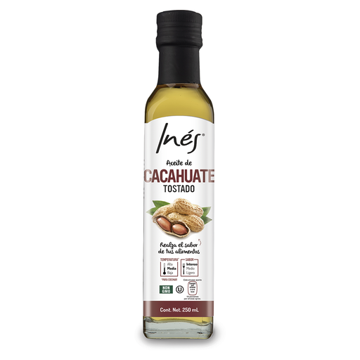 [ACT-250ML-INE] Aceite de Cacahuate Tostado 250mL - Inés